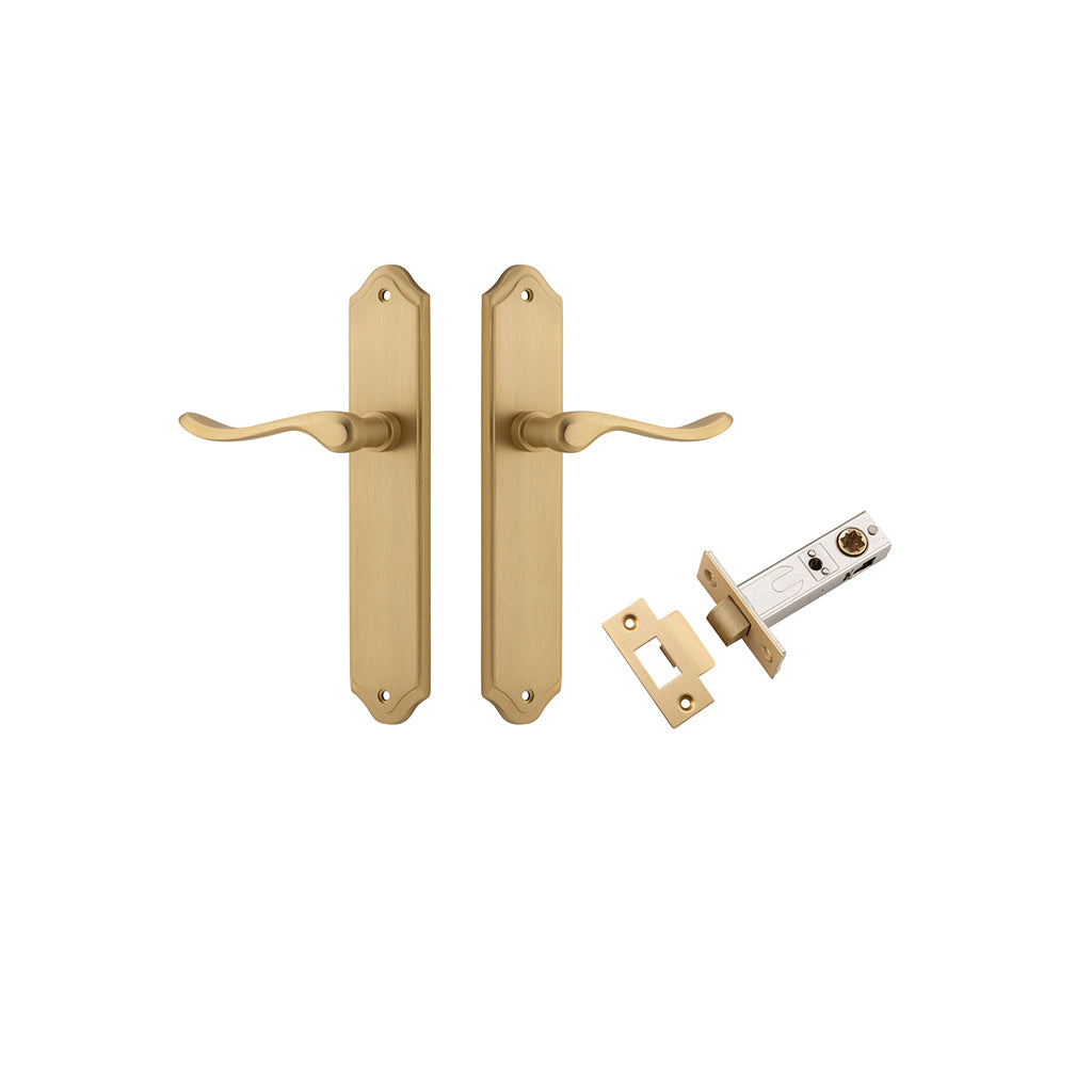 Stirling Lever - Shouldered Backplate Brushed Brass / Passage / Passage Kit
