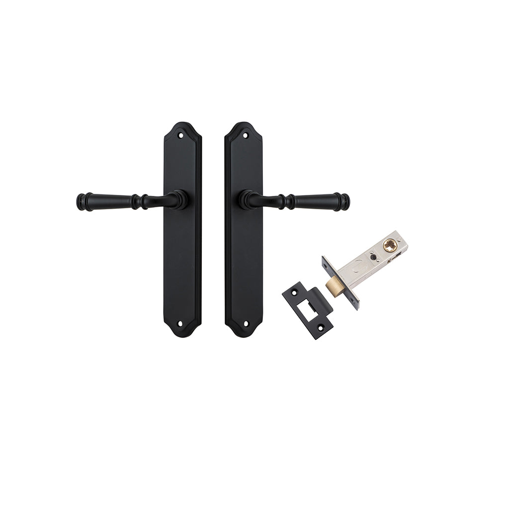 Verona Lever - Shouldered Backplate Matt Black / Passage / Passage Kit