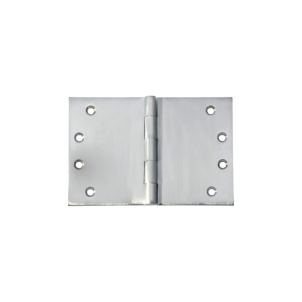 Broad Butt Hinge - H100xW150mm Satin Chrome