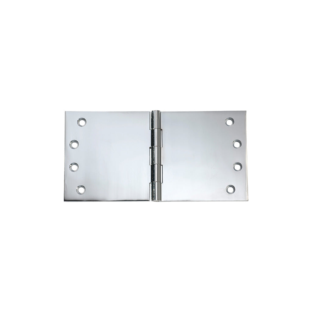Broad Butt Hinge - H100xW200mm Chrome Plated