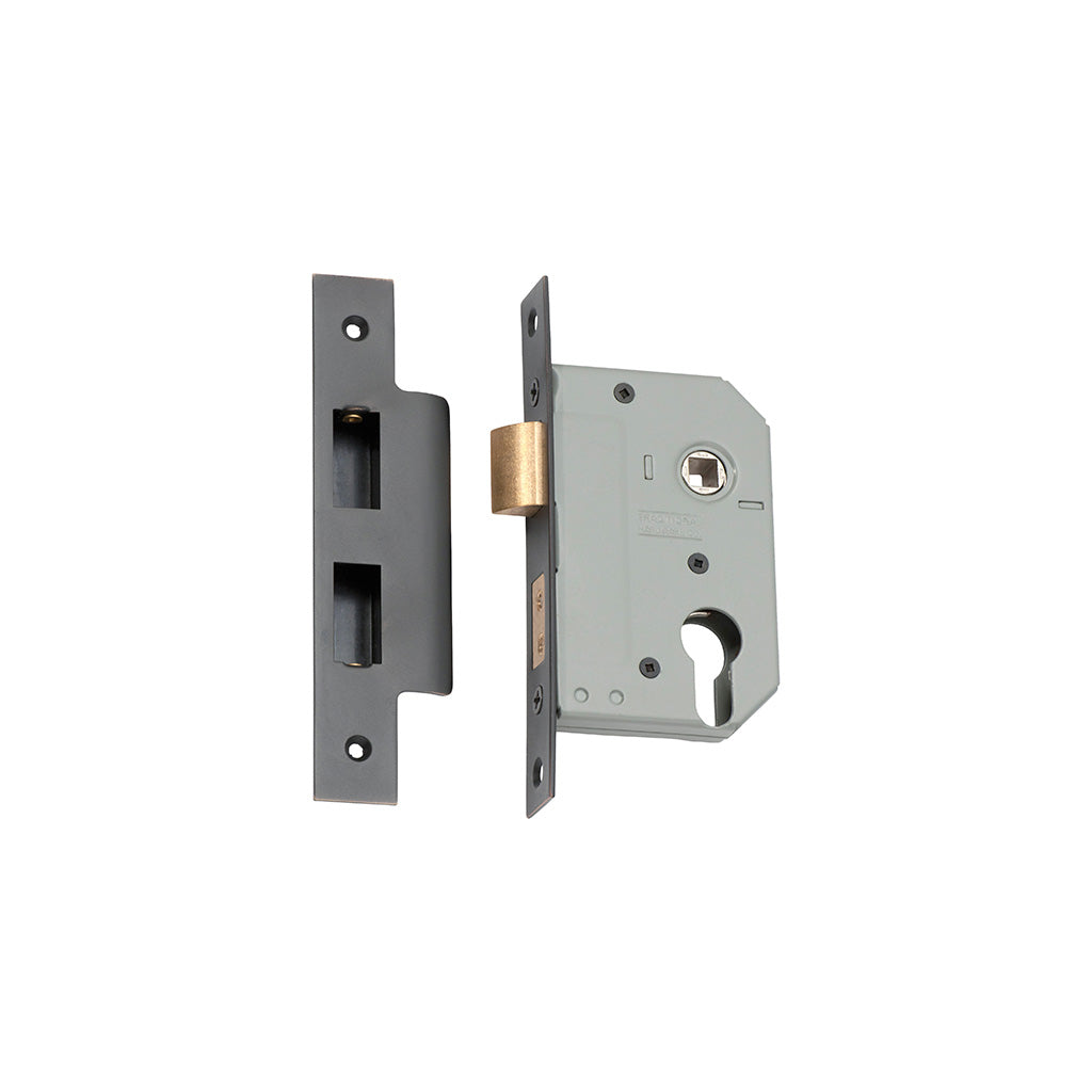 Euro Mortice Lock Antique Copper / 46mm