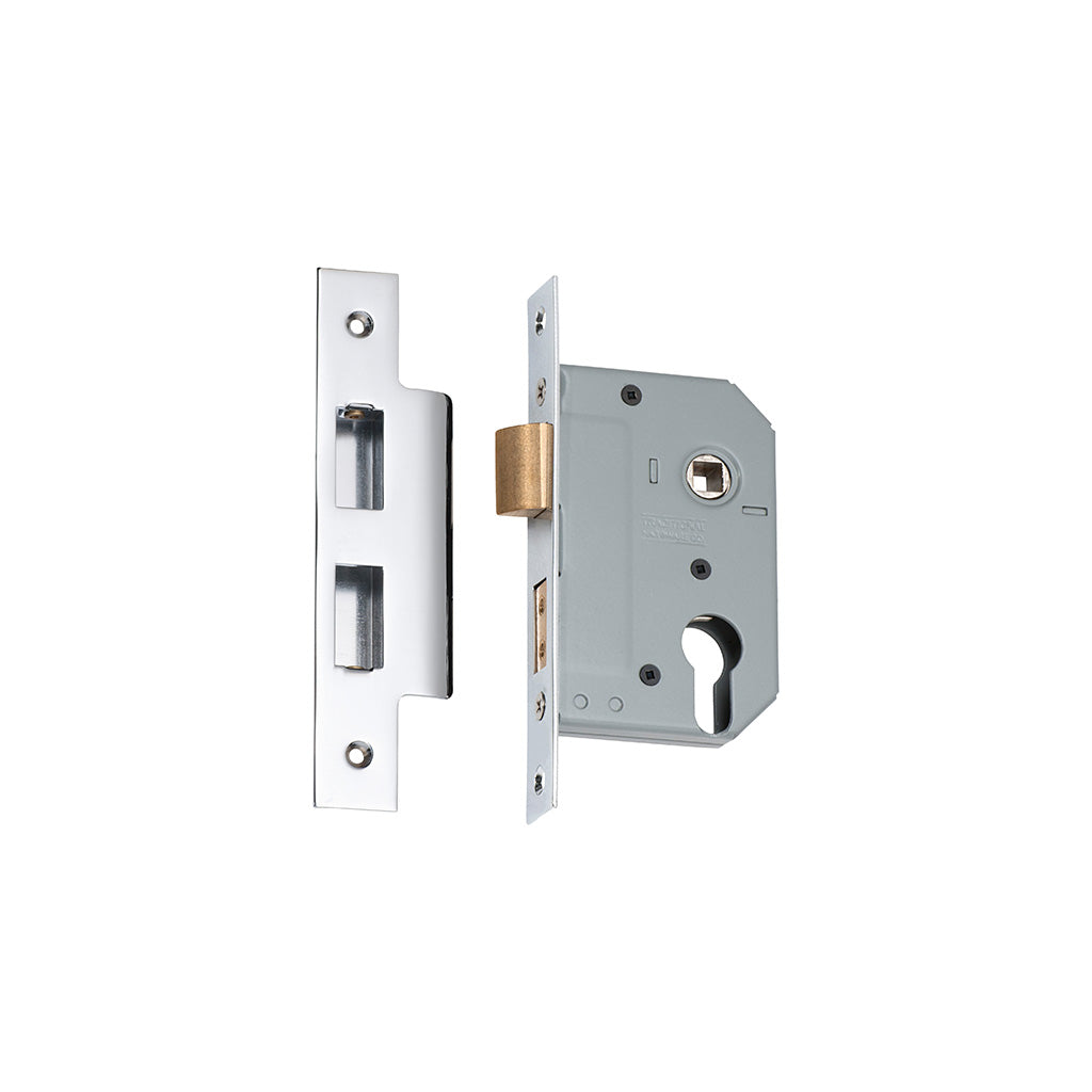 Euro Mortice Lock Chrome Plated / 46mm