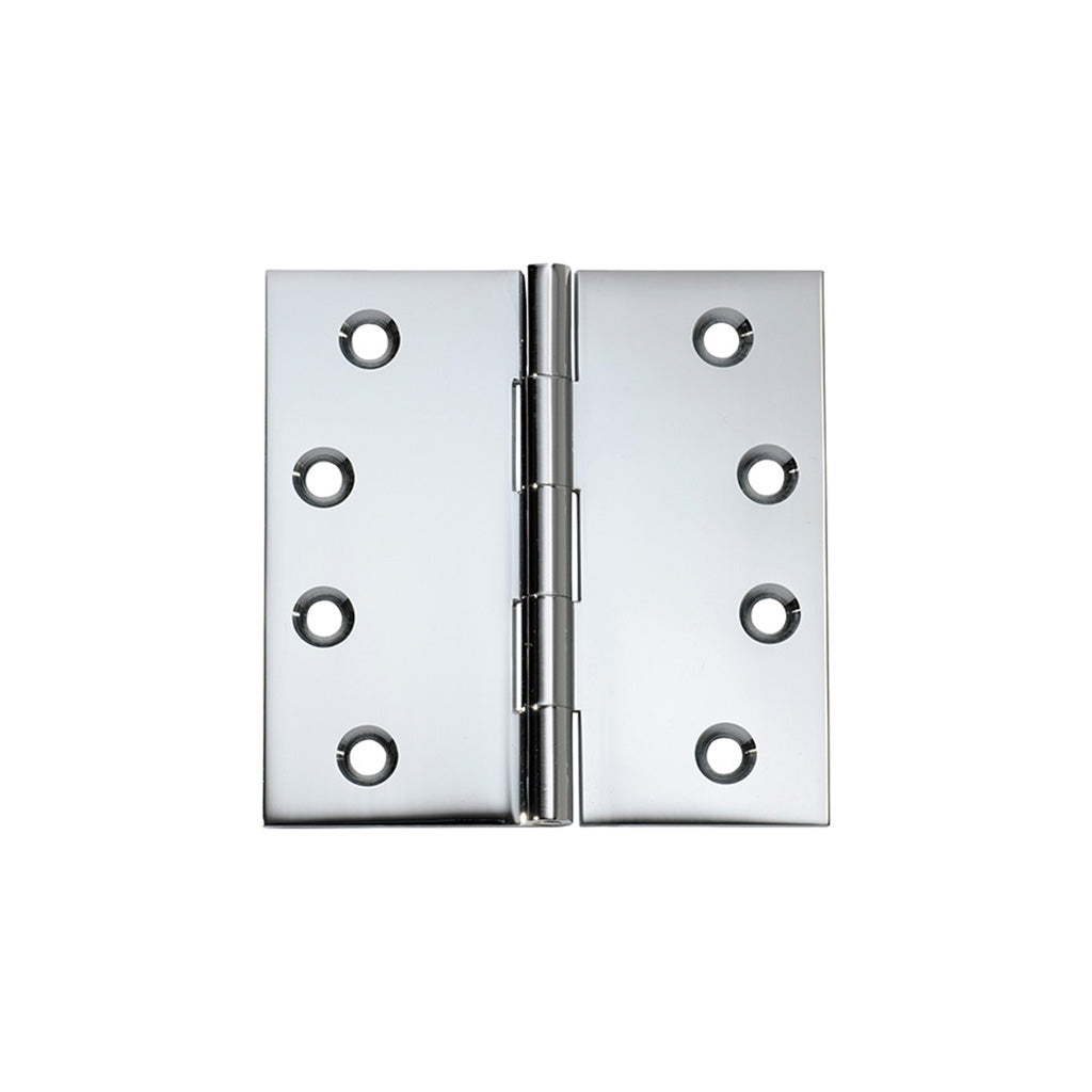 Fixed Pin Hinge - H100xW100mm Chrome Plated