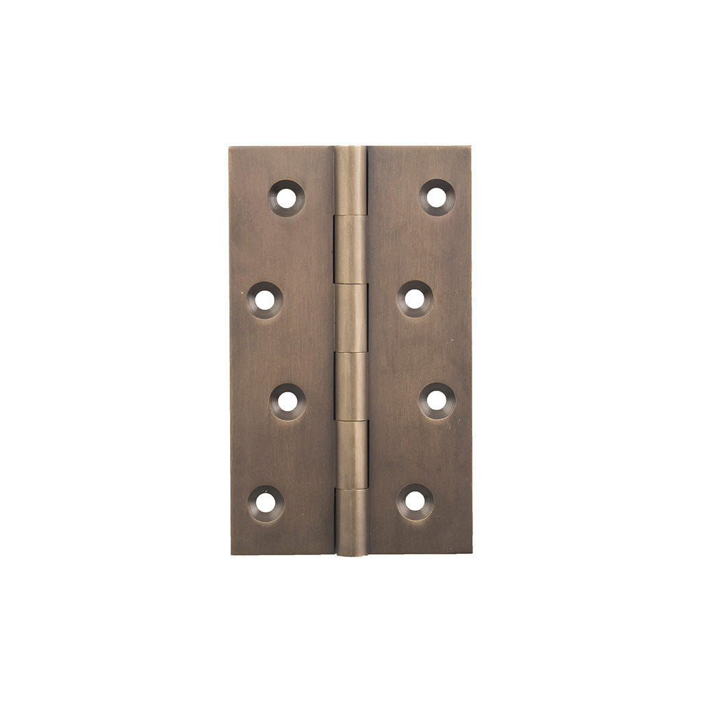 Fixed Pin Hinge - H100xW60mm Antique Brass
