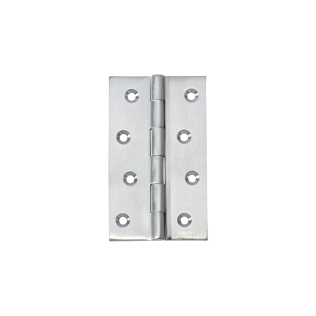 Fixed Pin Hinge - H100xW60mm Satin Chrome