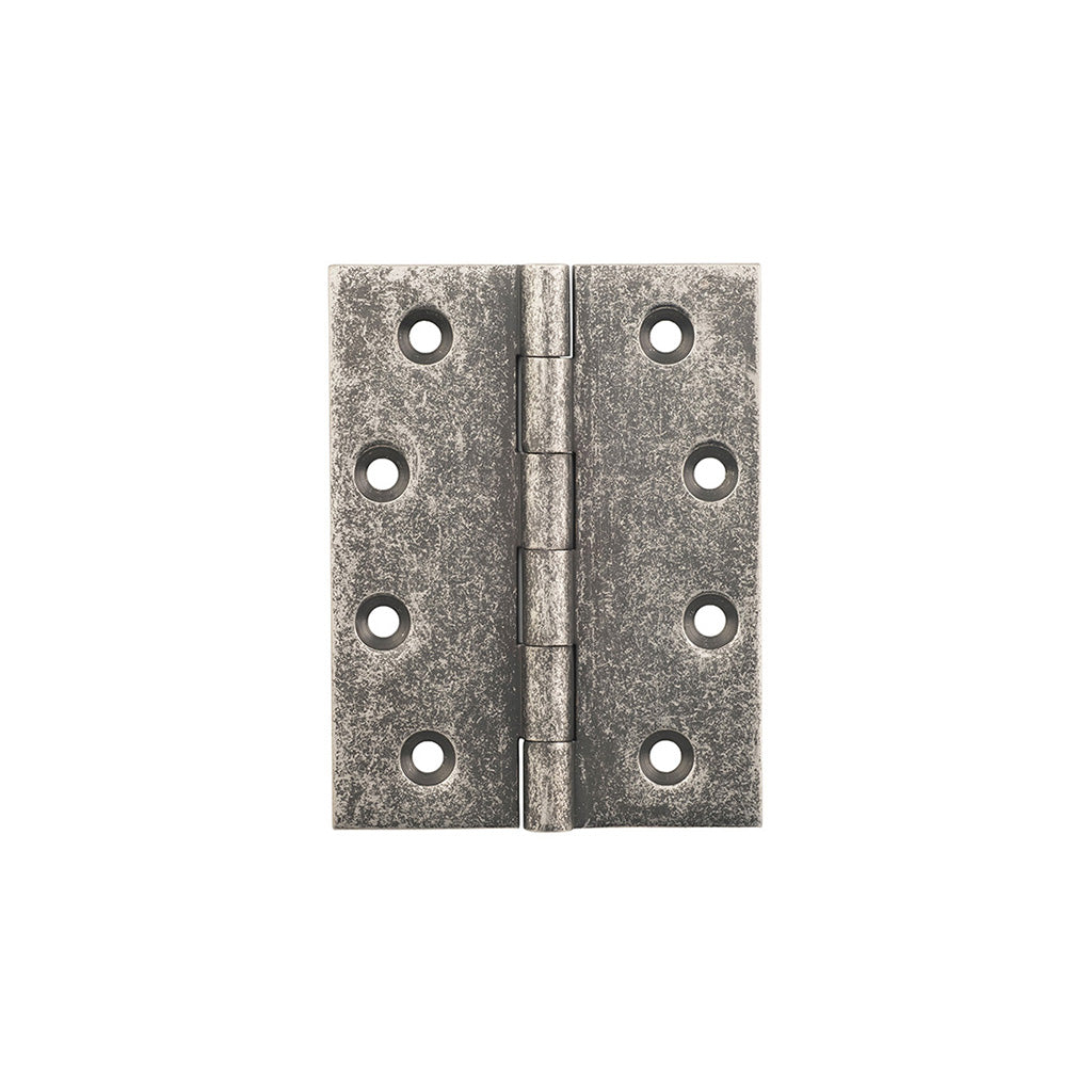 Fixed Pin Hinge - H100xW75mm Rumbled Nickel