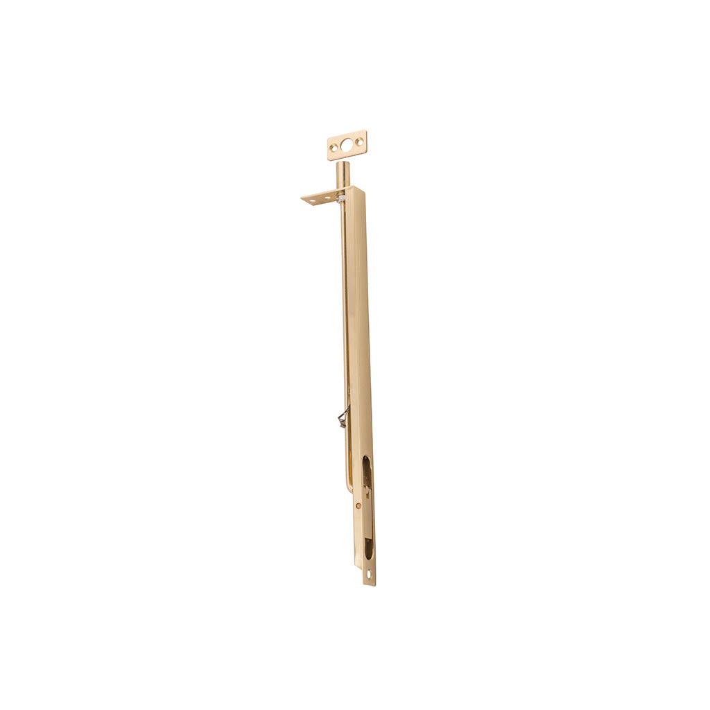 Flush Bolt Polished Brass / 300mm