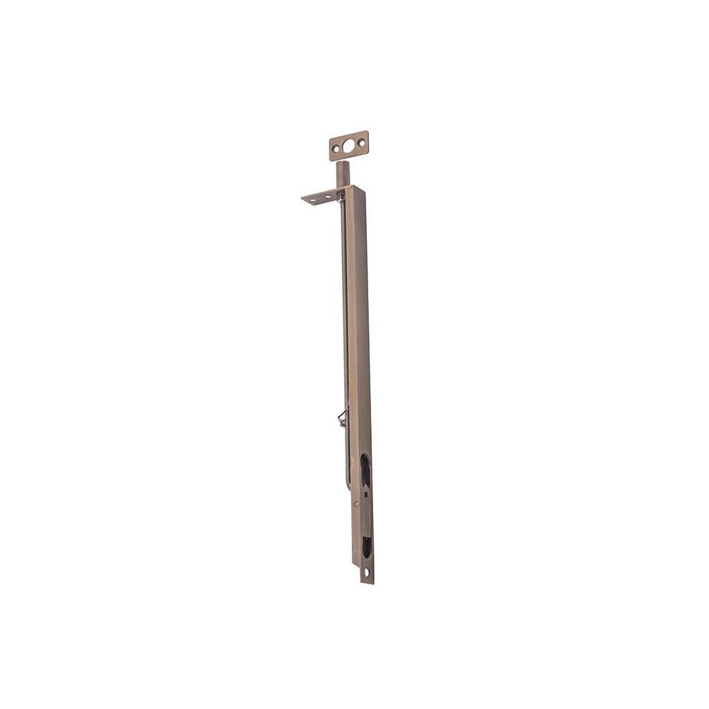 Flush Bolt Antique Brass / 300mm