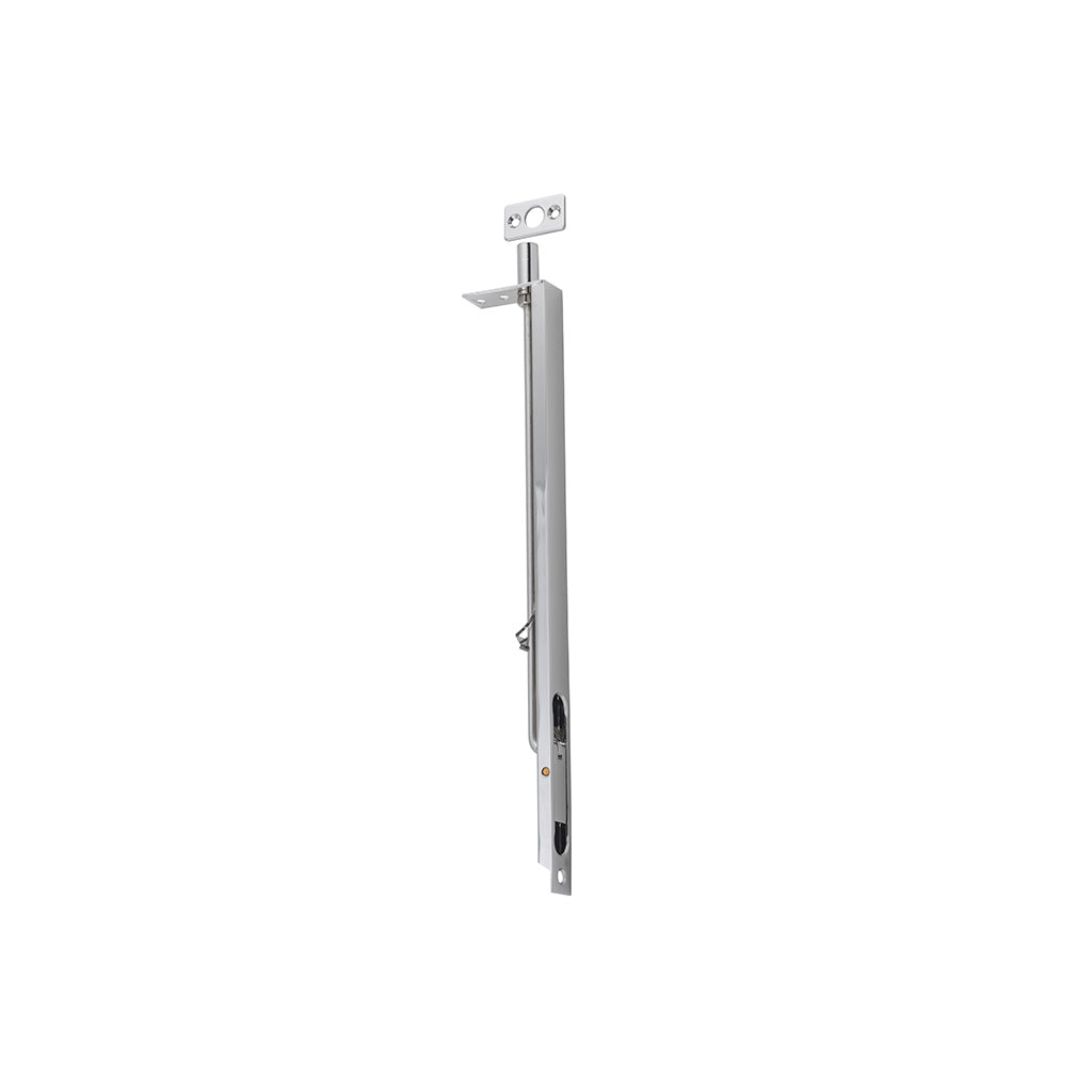 Flush Bolt Polished Nickel / 300mm