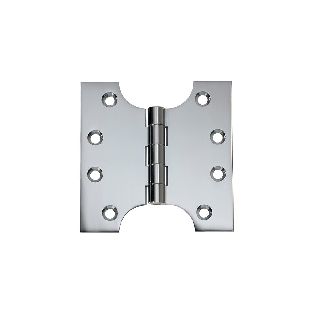 Parliament Hinge - H100xW100mm Chrome Plated