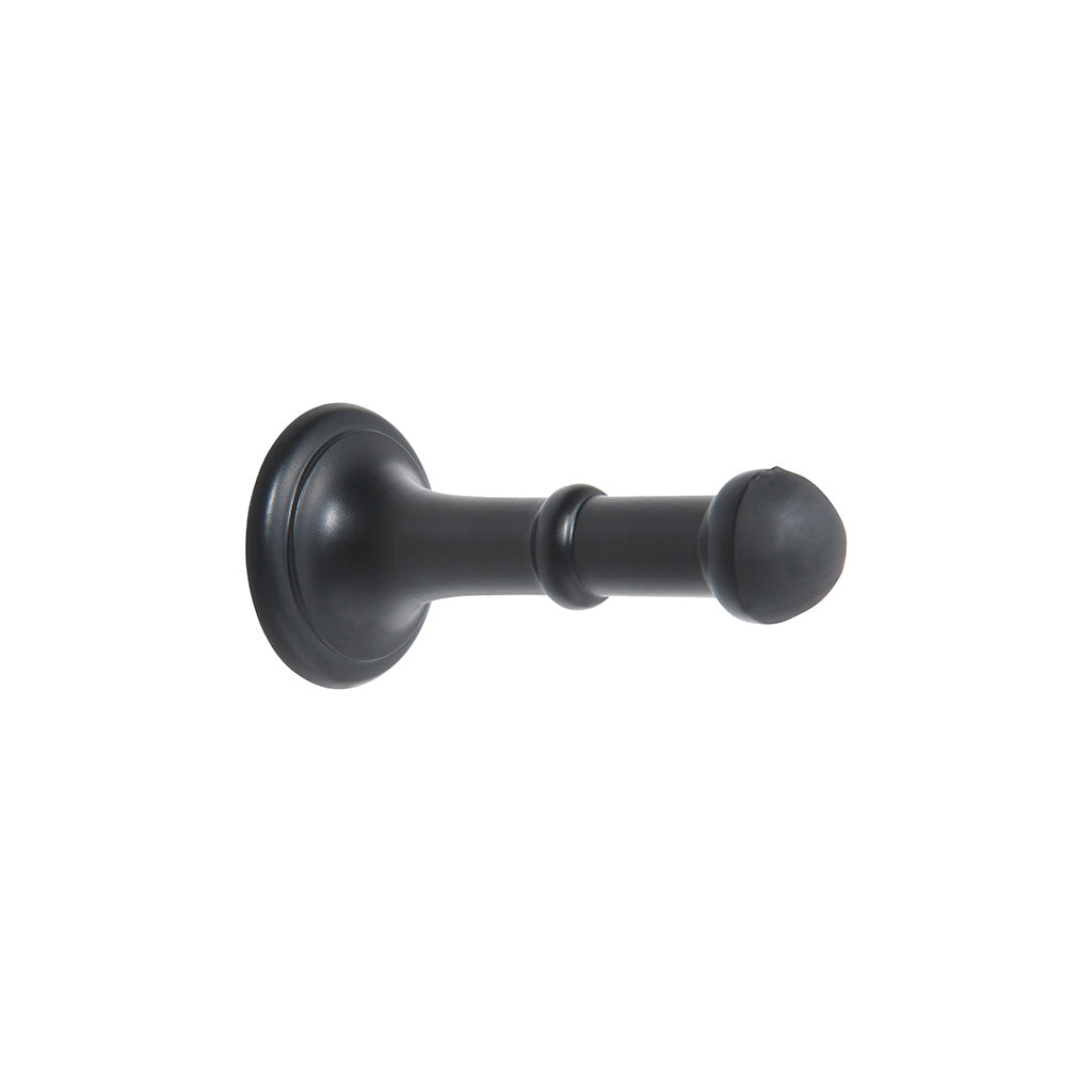 Small Concealed Fix Door Stop Matt Black
