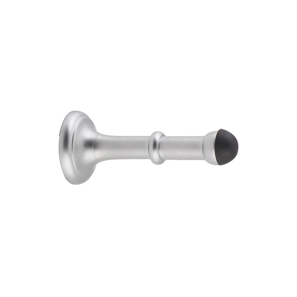 Large Concealed Fix Door Stop Satin Chrome