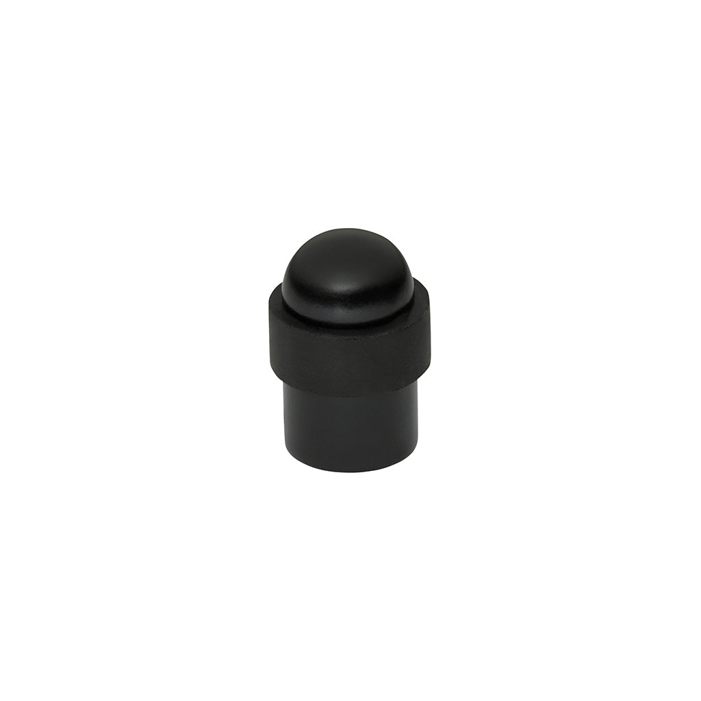 Domed Door Stop Matt Black