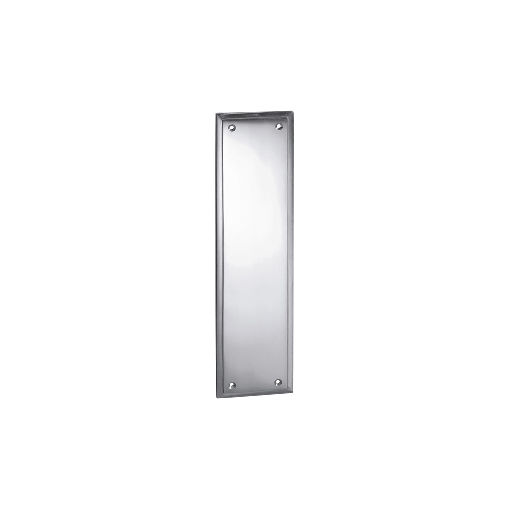 Milton Push Plate Chrome Plated