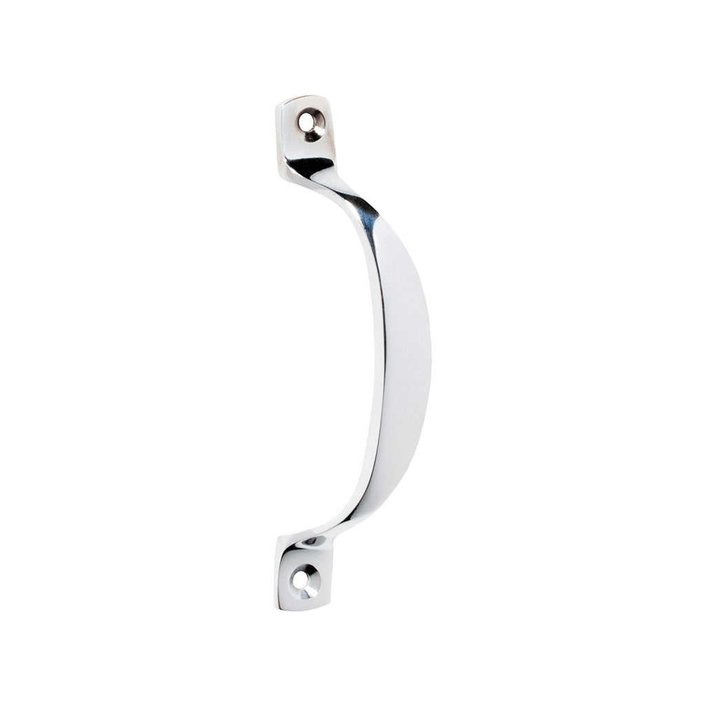 Offset Pull Handle - H100xP20mm Chrome Plated / 100mm