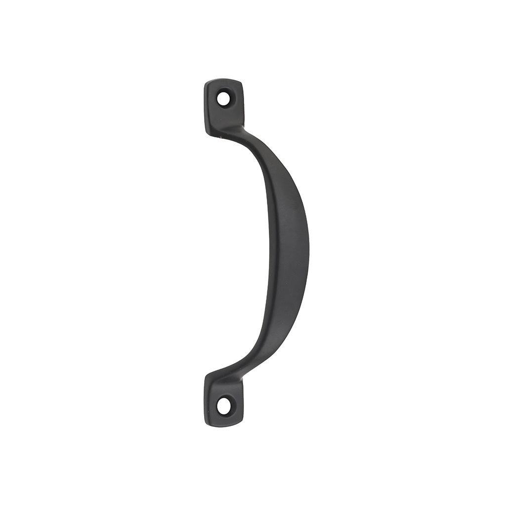 Offset Pull Handle - H100xP20mm Matt Black / 100mm
