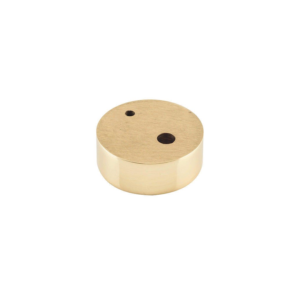 Oval Door Stop Spacer Polished Brass