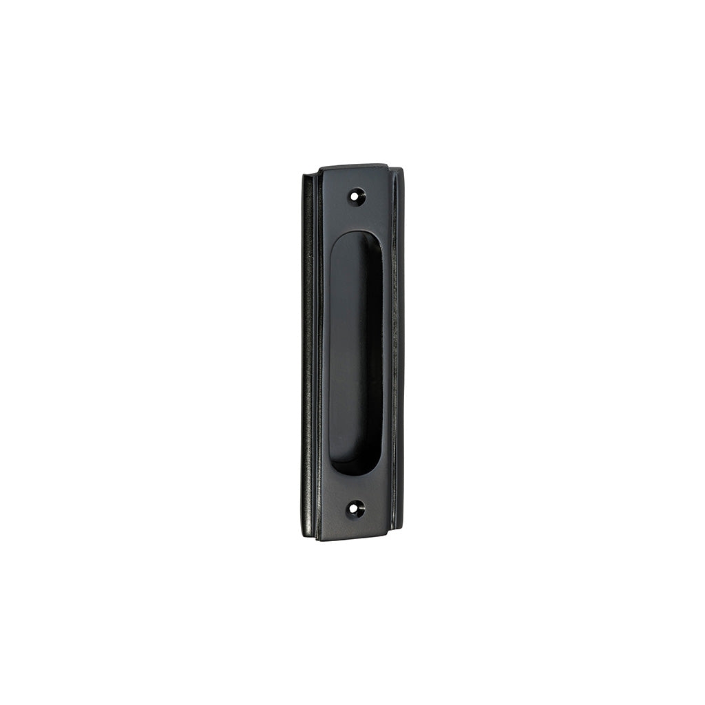 Traditional Flush Pull Matt Black