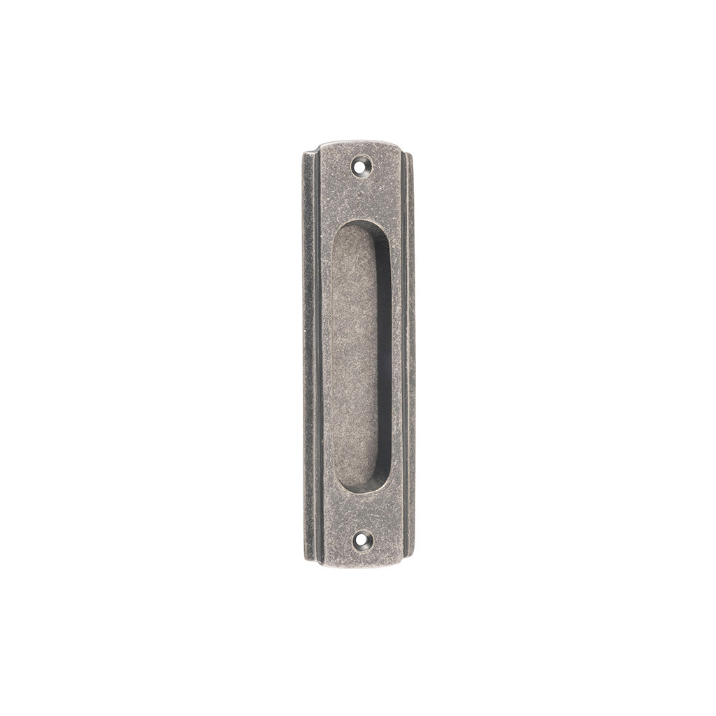 Traditional Flush Pull Rumbled Nickel