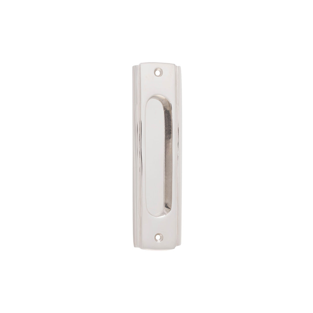 Traditional Flush Pull Polished Nickel