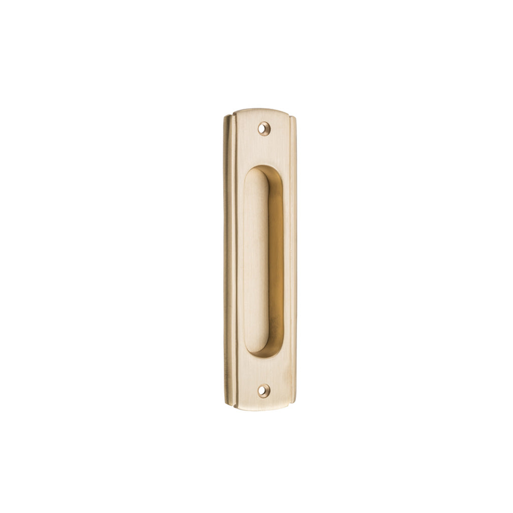 Traditional Flush Pull Satin Brass