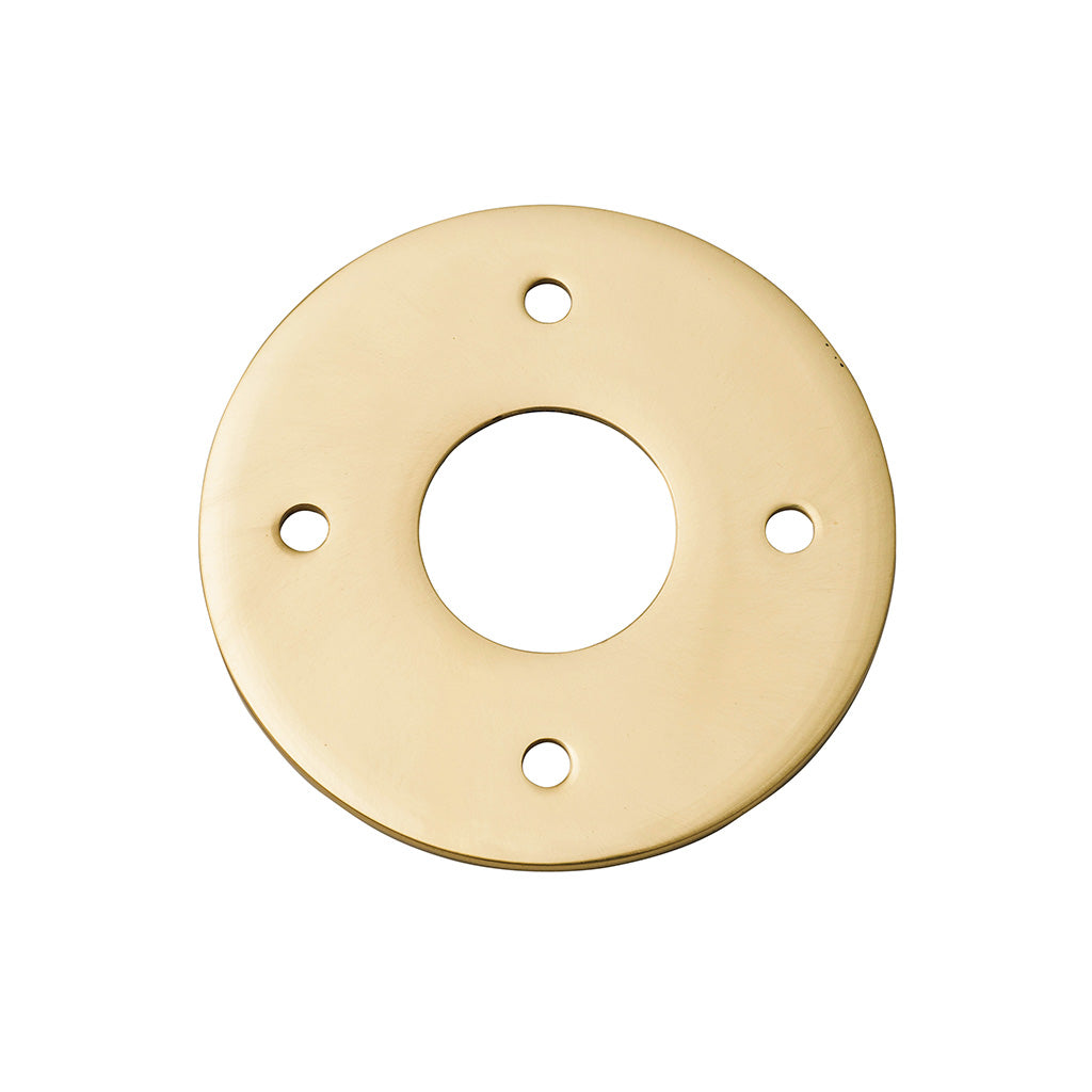 Adaptor Plate - Round Polished Brass