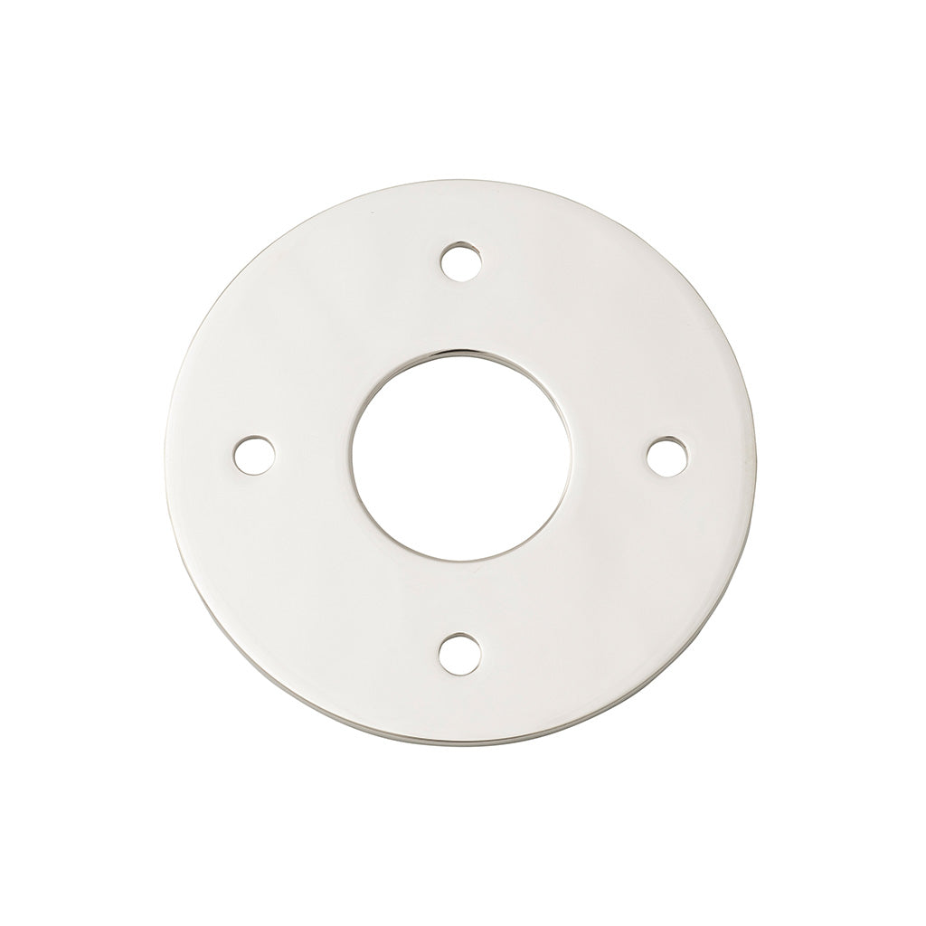 Adaptor Plate - Round Polished Nickel