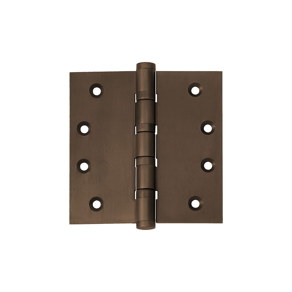 Ball Bearing Hinge - H100xW100mm Antique Brass