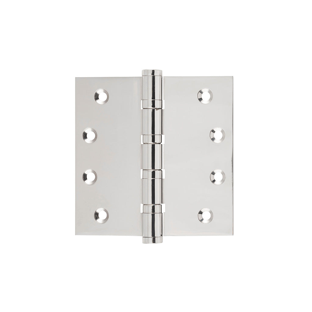 Ball Bearing Hinge - H100xW100mm Polished Nickel