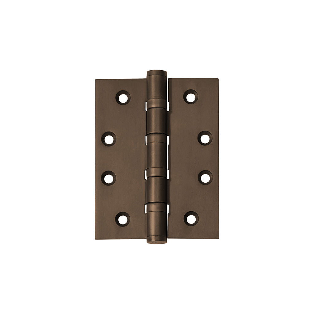 Ball Bearing Hinge - H100xW75mm Antique Brass