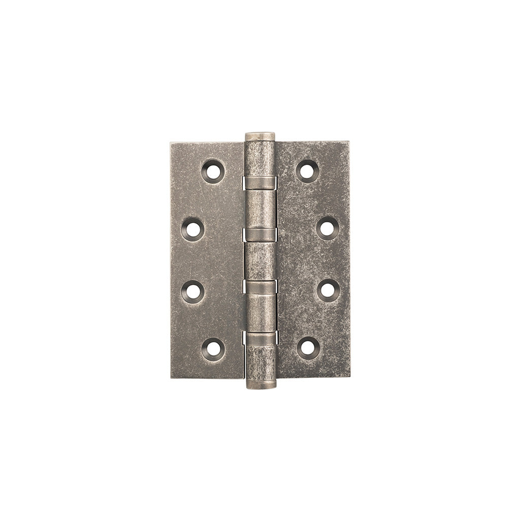 Ball Bearing Hinge - H100xW75mm Rumbled Nickel