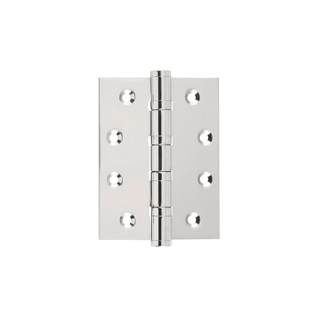 Ball Bearing Hinge - H100xW75mm Polished Nickel