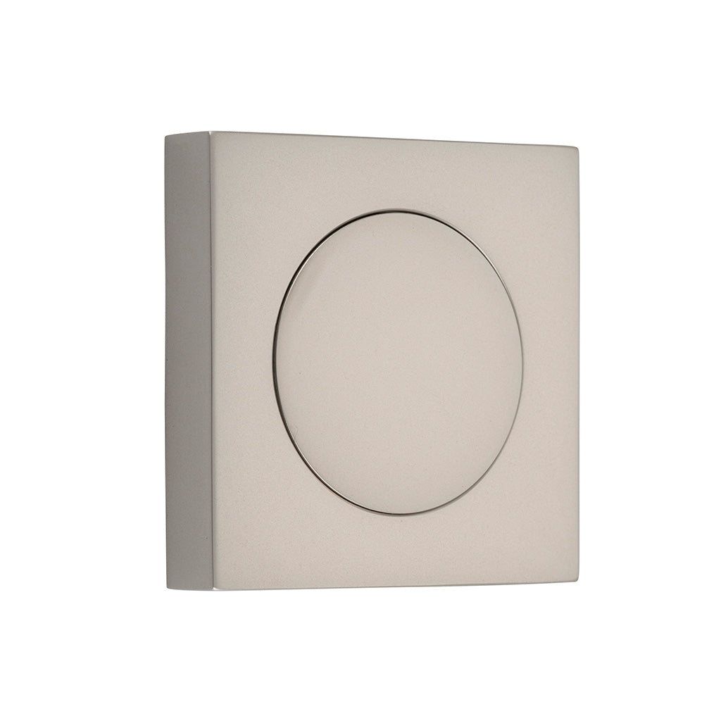 Blank Rose - Square Satin Nickel