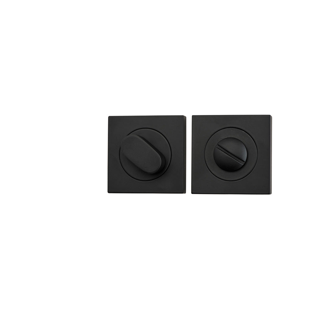 Privacy Turn - Square Matt Black