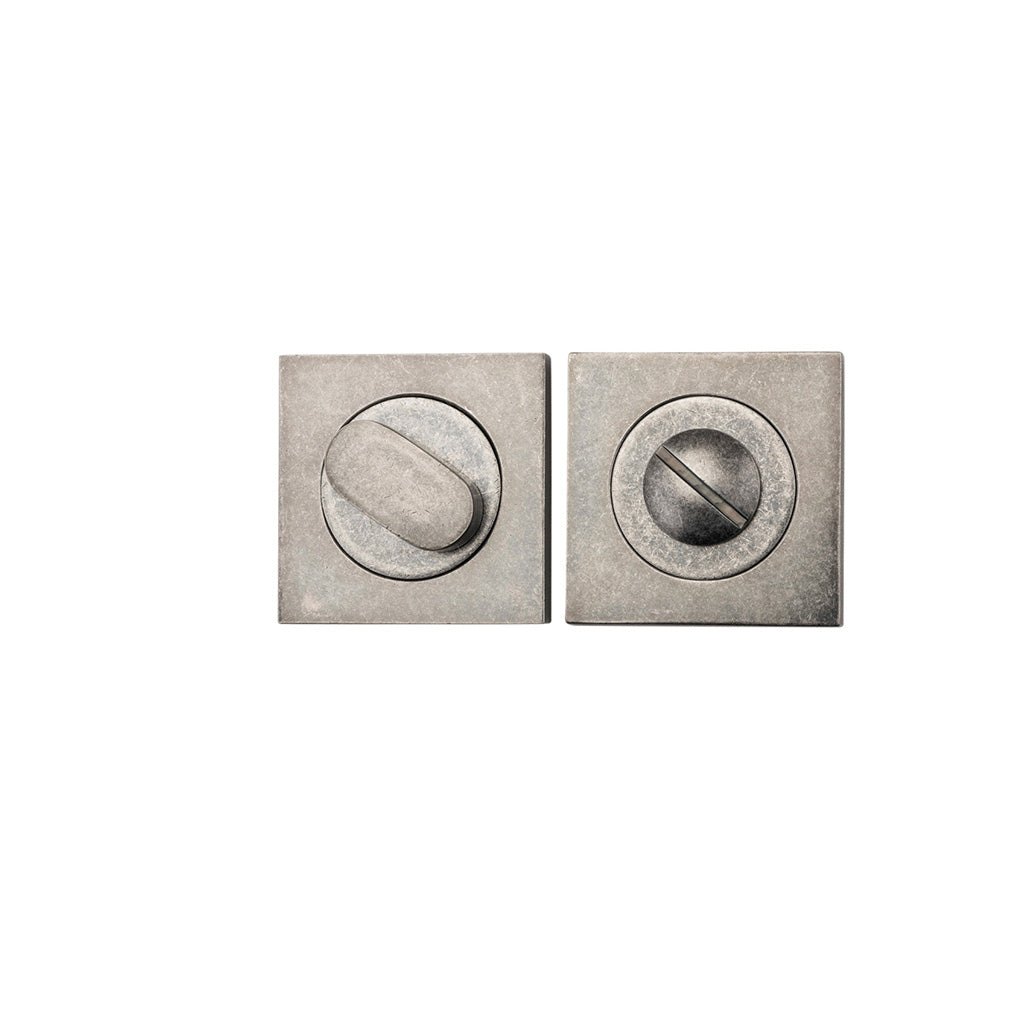 Privacy Turn - Square Distressed Nickel