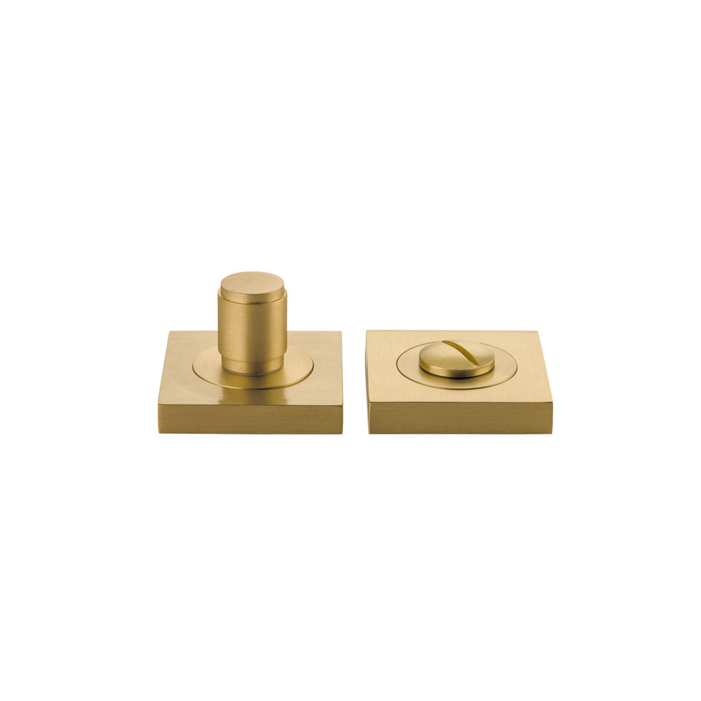 Berlin Privacy Turn - Square Brushed Brass
