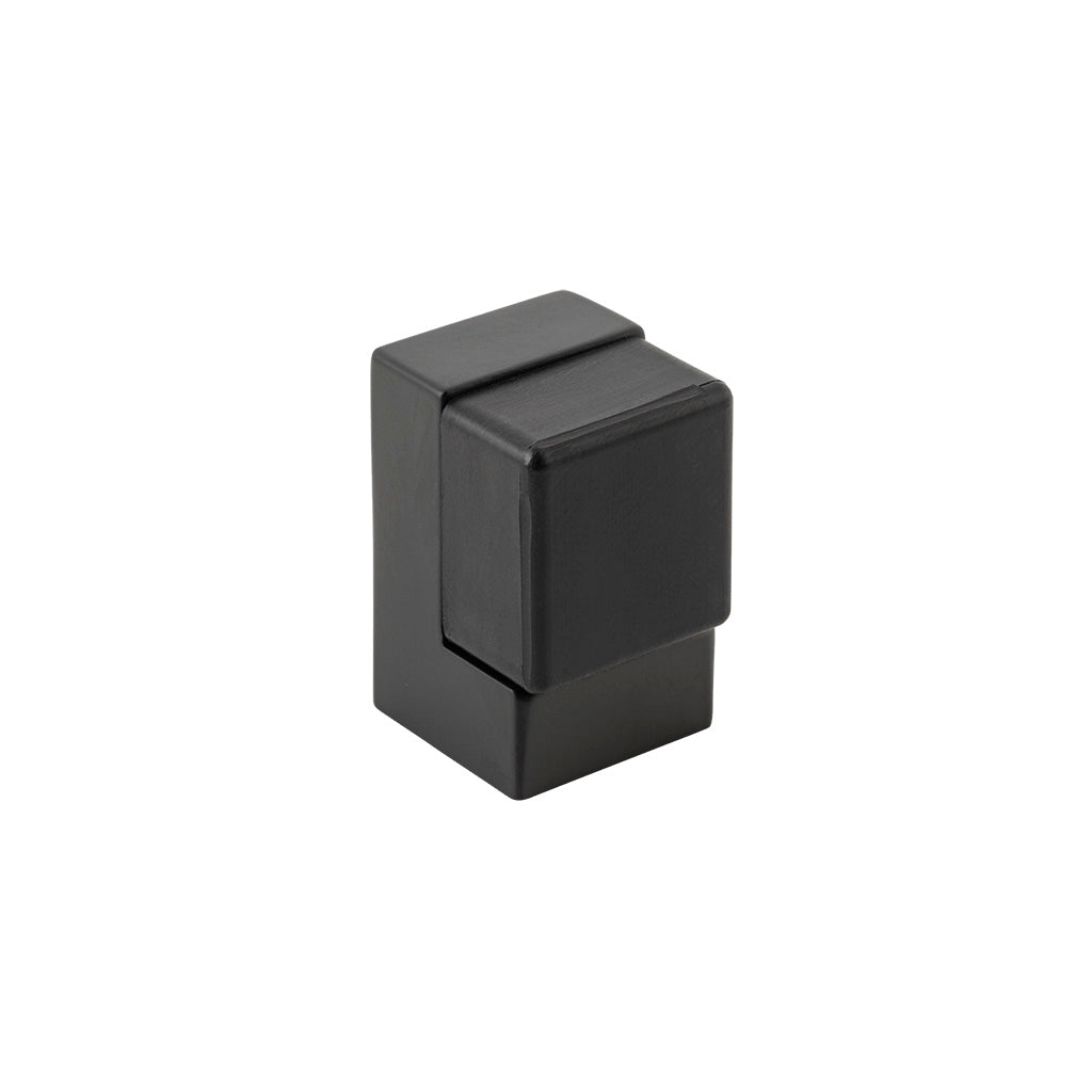 Square Door Stop Matt Black
