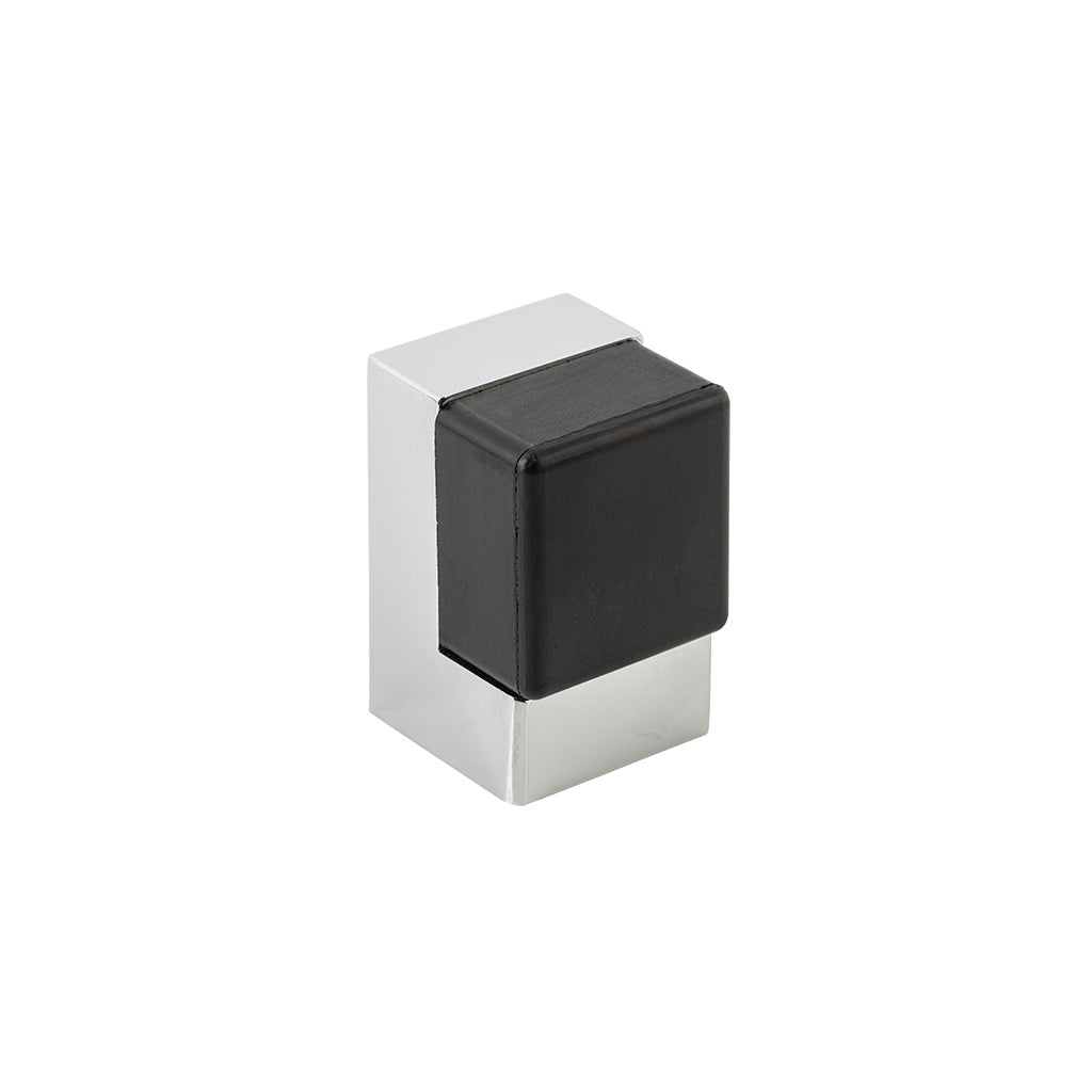 Square Door Stop Polished Chrome