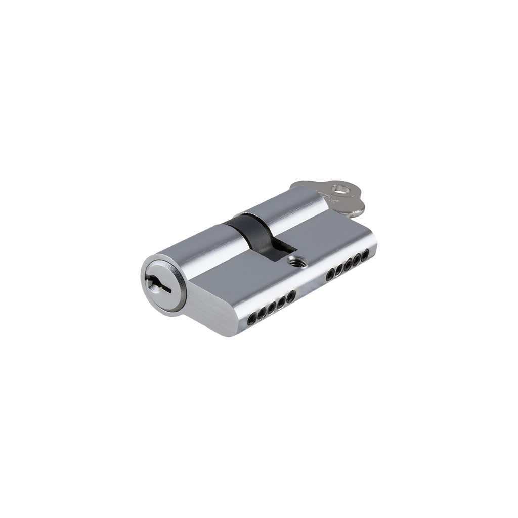 Euro Cylinder Dual Function Key-Key 5 Pin - 65mm Polished Chrome