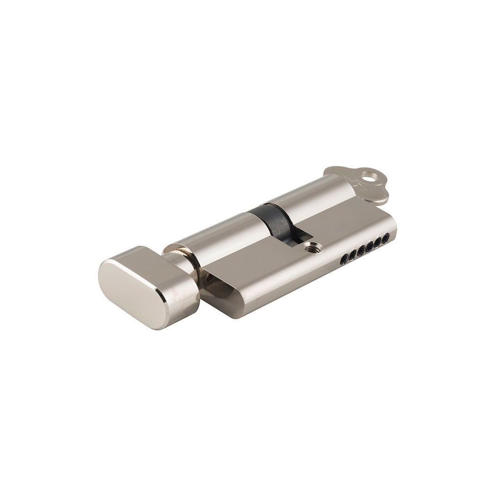 Euro Cylinder Key-Thumb 5 Pin Polished Nickel