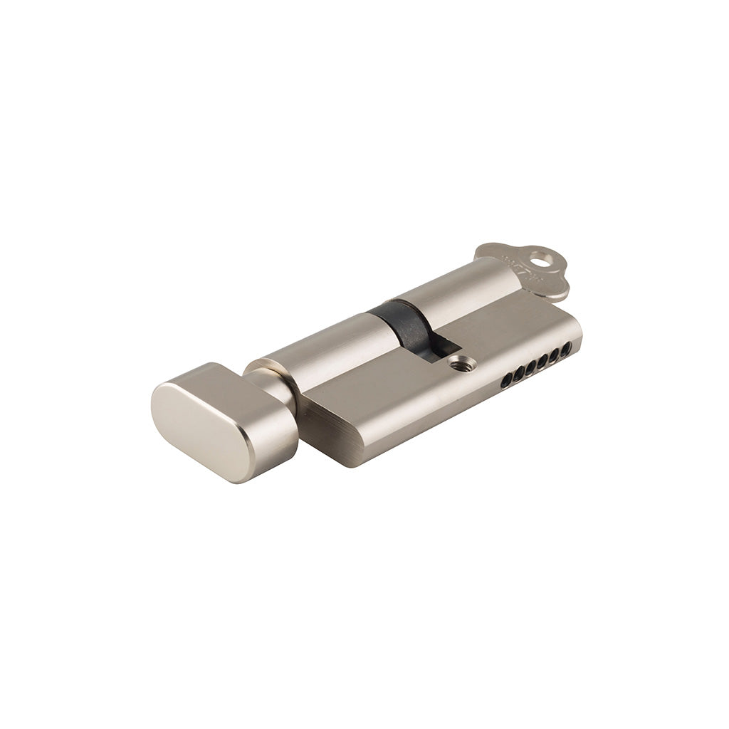 Euro Cylinder Key-Thumb 5 Pin Satin Nickel