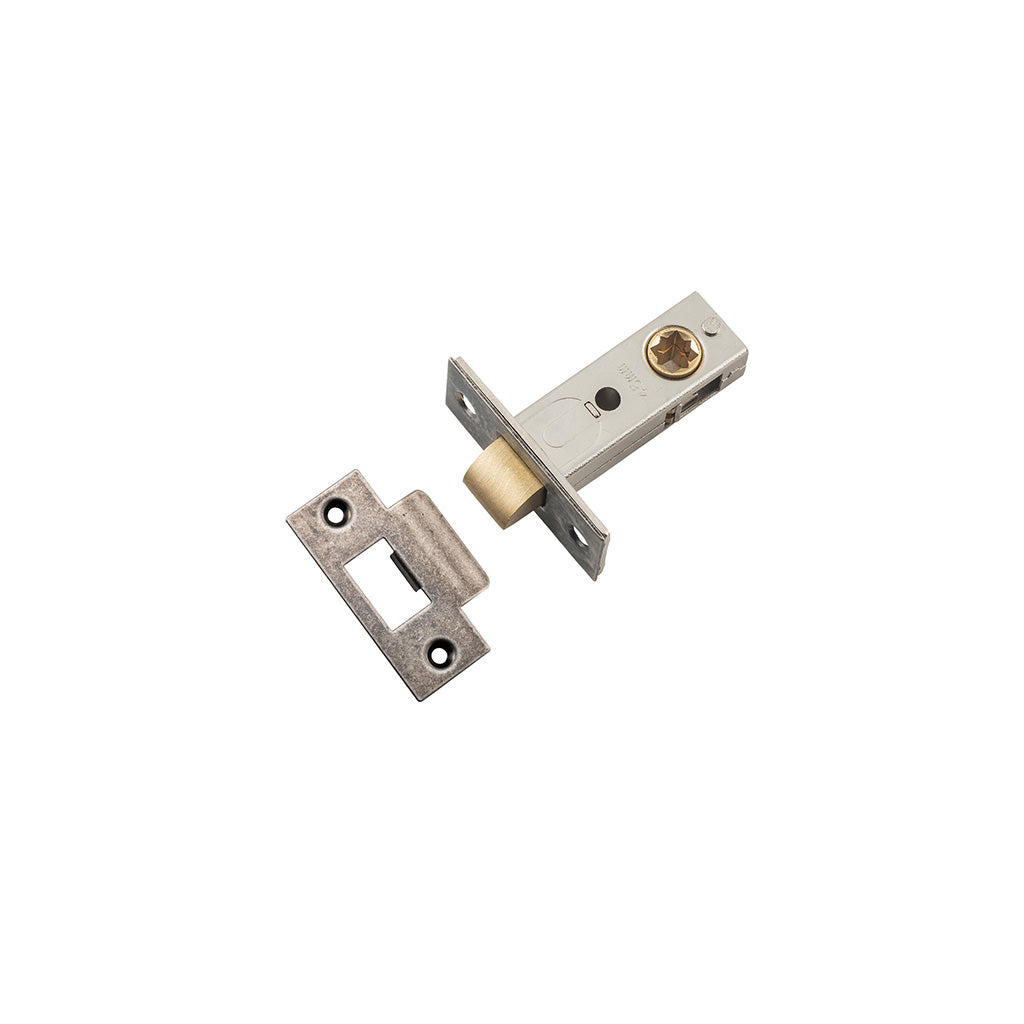 Tube Latch Distressed Nickel / Hard Sprung Split Cam / 45mm