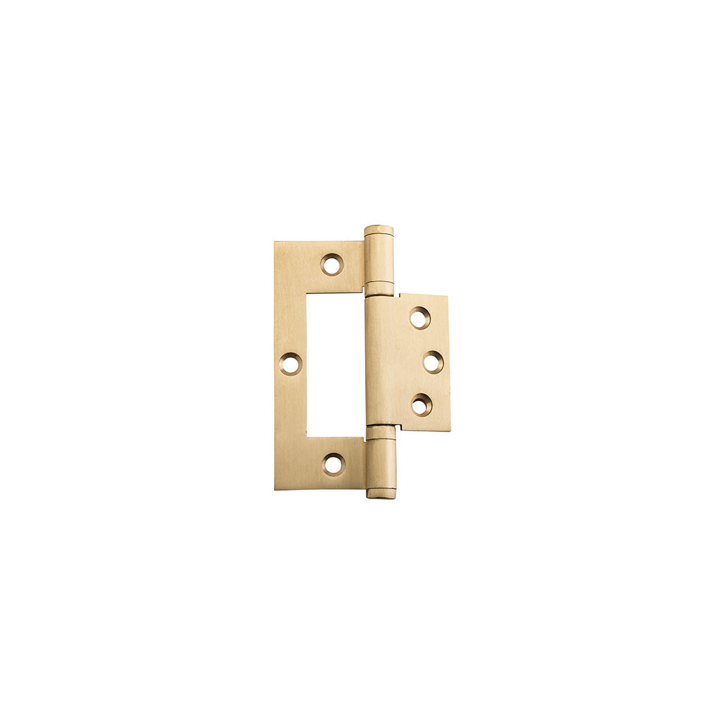 Hirline Hinge - H100xW49mm Satin Brass