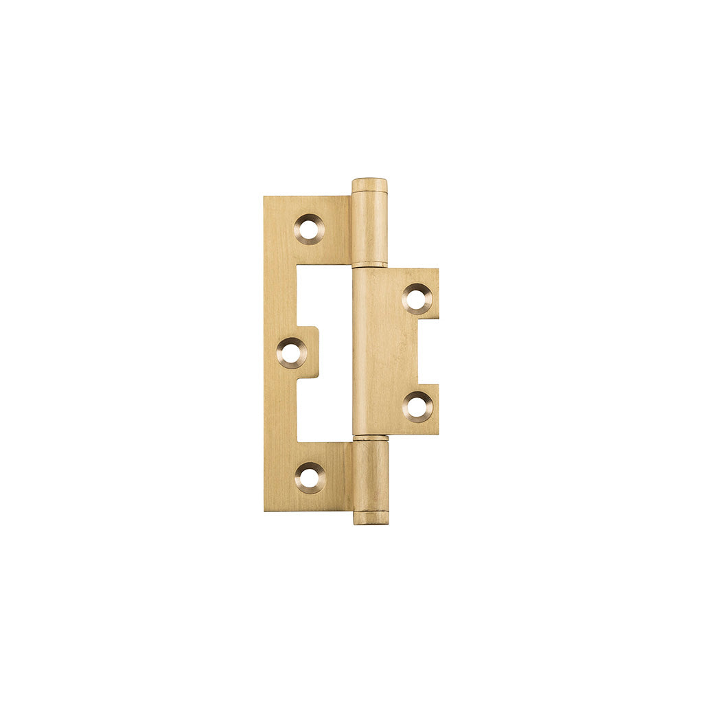 Hirline Hinge - H89xW35mm Satin Brass