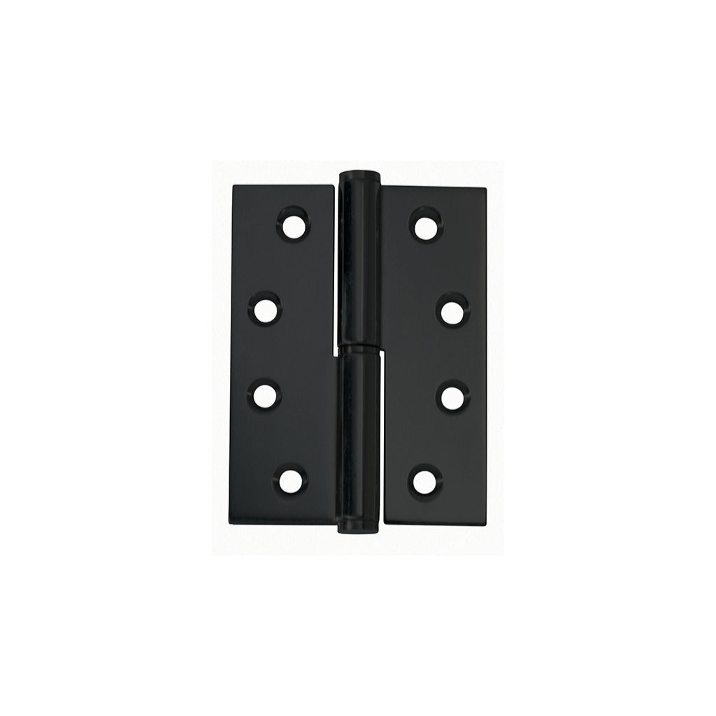 Lift Off Hinge - RH H100xW75mm Matt Black