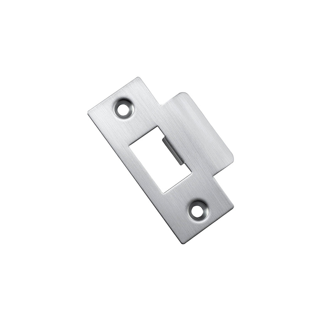 Metal Door Tube Latch Striker Brushed Chrome