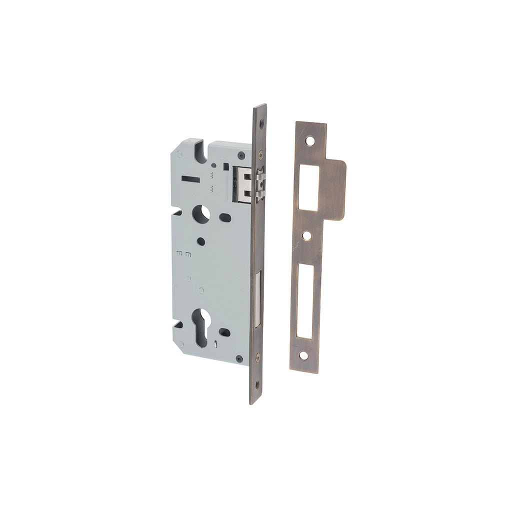 85mm Roller Mortice Lock Signature Brass / 45mm