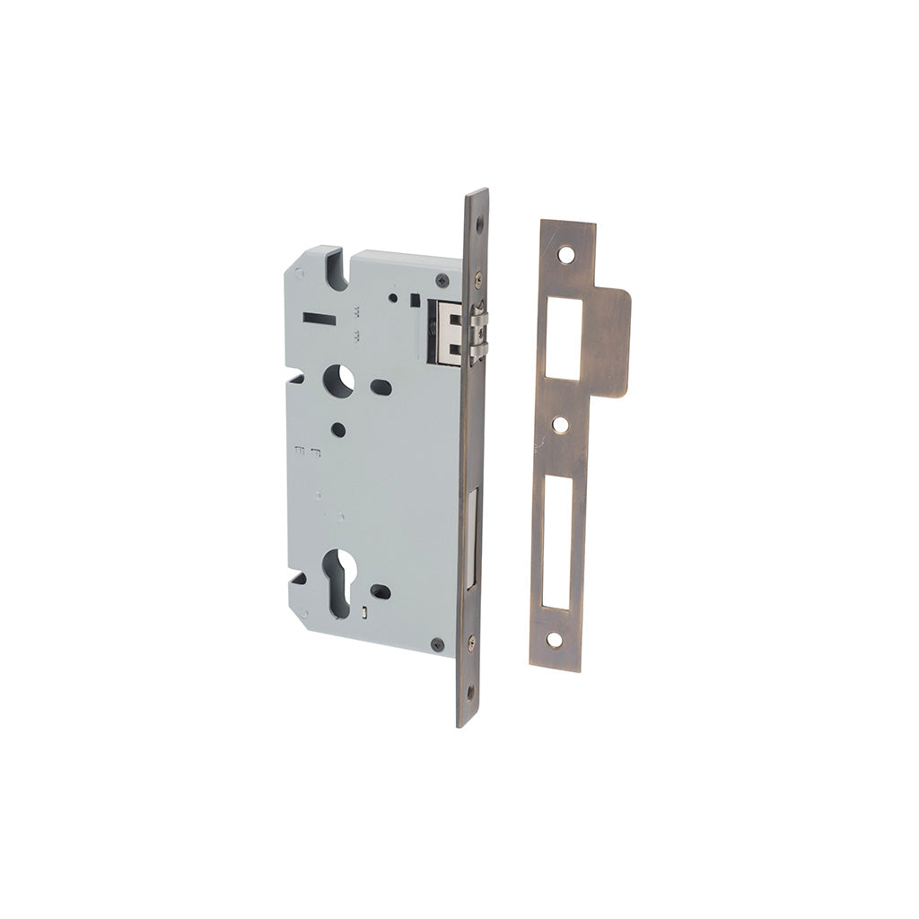 85mm Roller Mortice Lock Signature Brass / 60mm
