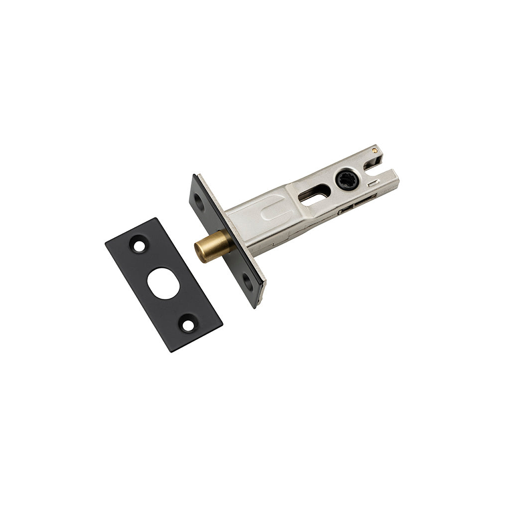 Privacy Bolt - Round Matt Black / 60mm