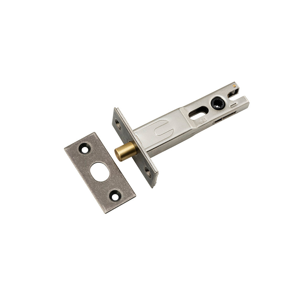 Privacy Bolt - Round Distressed Nickel / 70mm